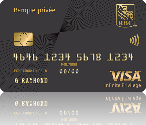 Avion Visa Infinite Privilège RBC pour Banque privée