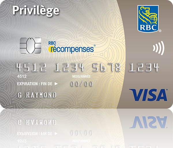 Visa Privilège RBC Récompenses